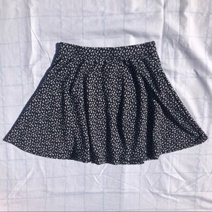 Mossimo Supply Co. Black and White Skater Skirt